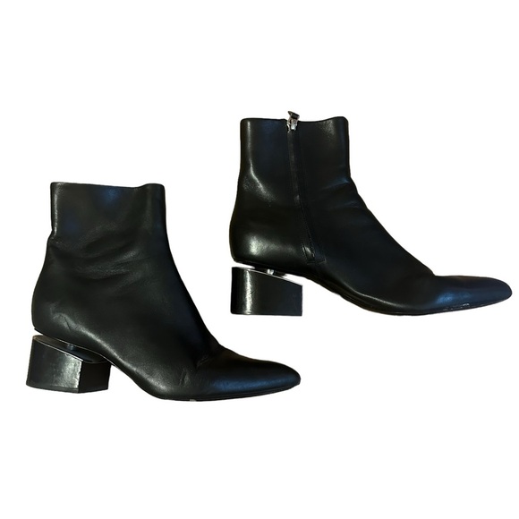 Alexander Wang Jude Block Heel Boots Size 39.5 - Picture 1 of 5